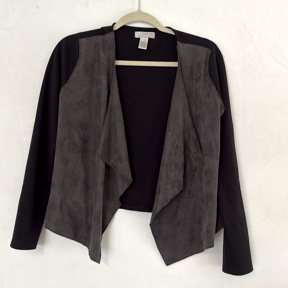 Rock-n-roll chick moto type cardigan Small